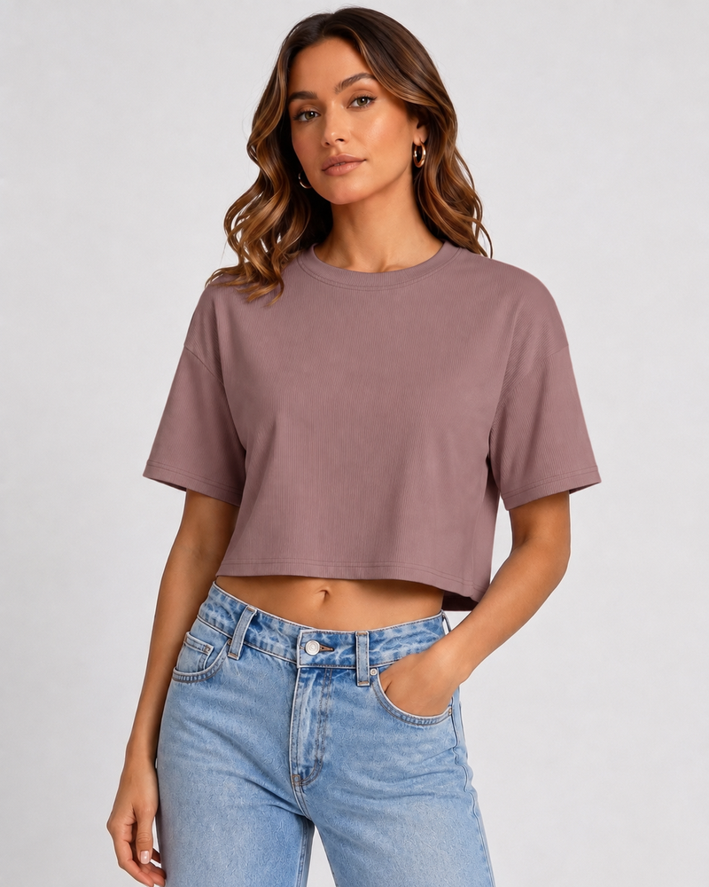 Rhea Cropped Tee