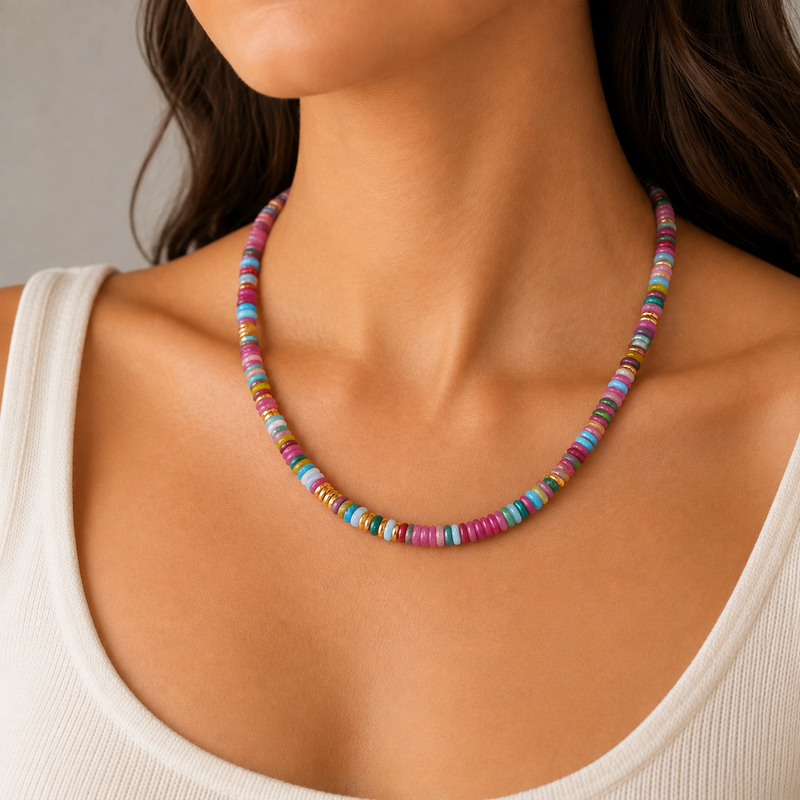Stone Bead Necklace