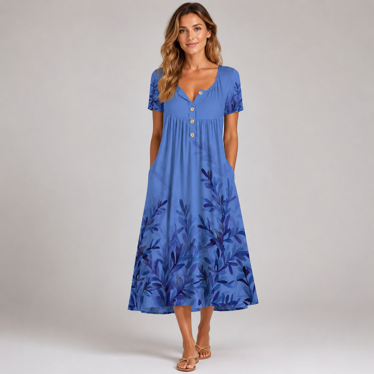 Button Down Summer Dress