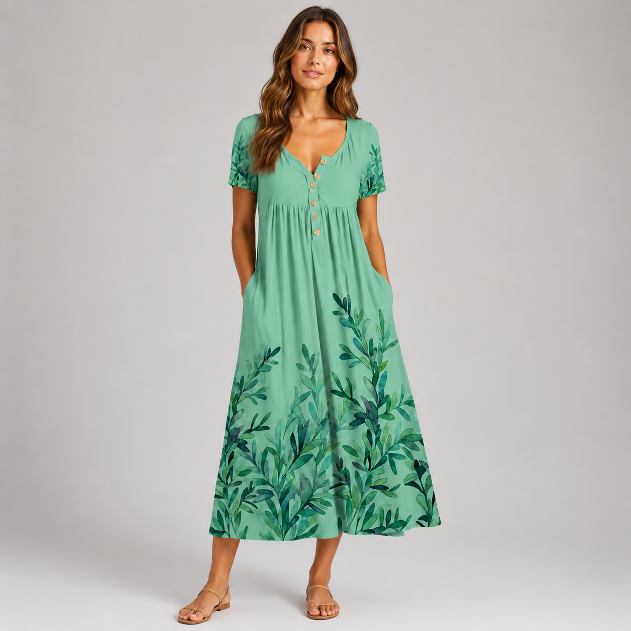 Button Down Summer Dress