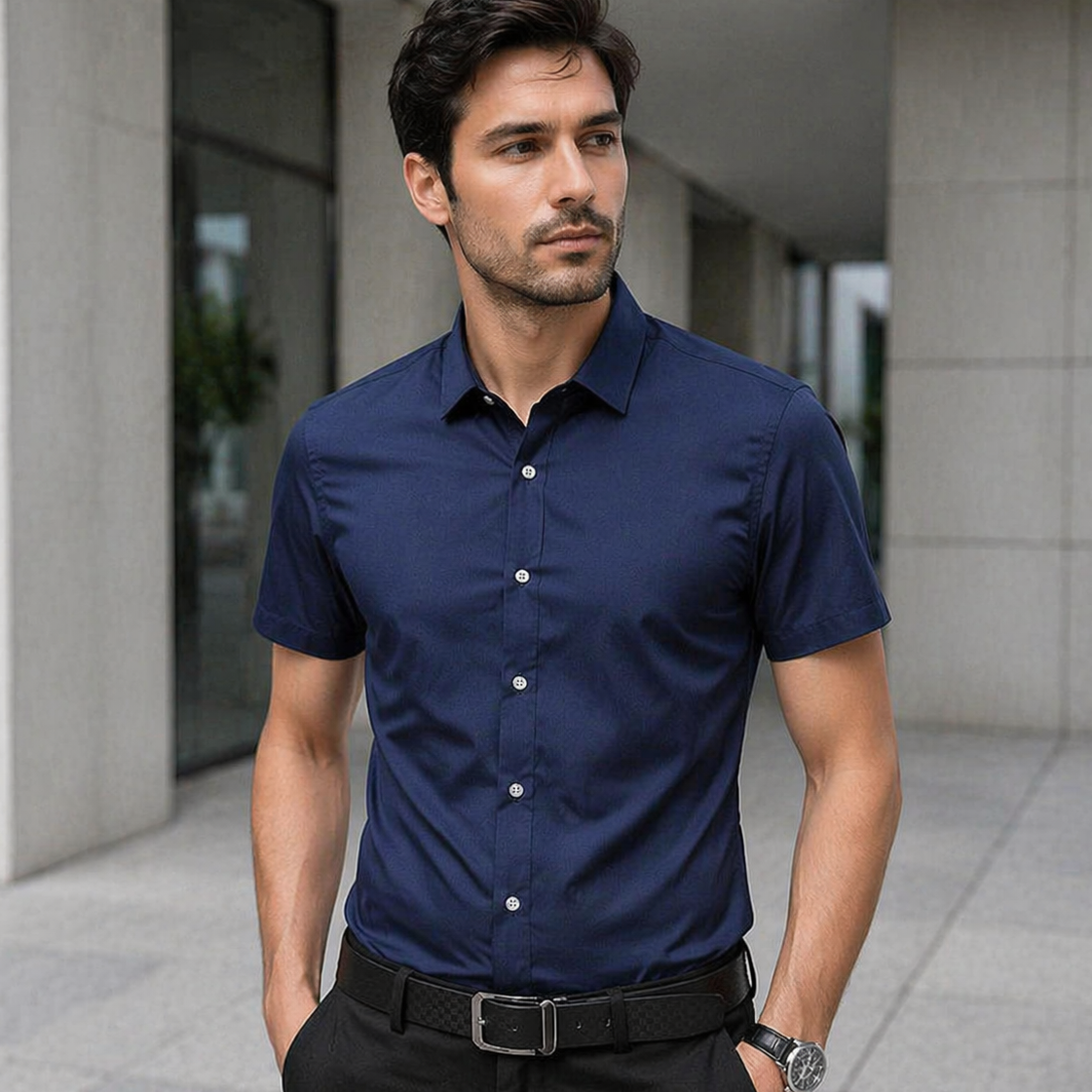 Drovik Short Sleeve Button Down