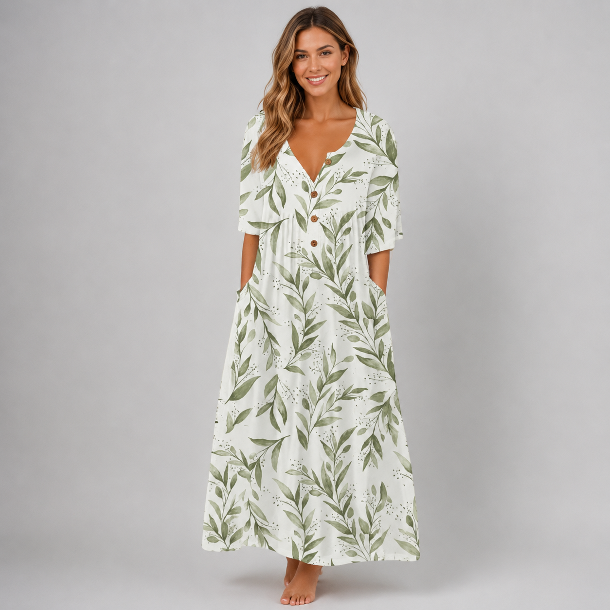 Button Down Summer Dress