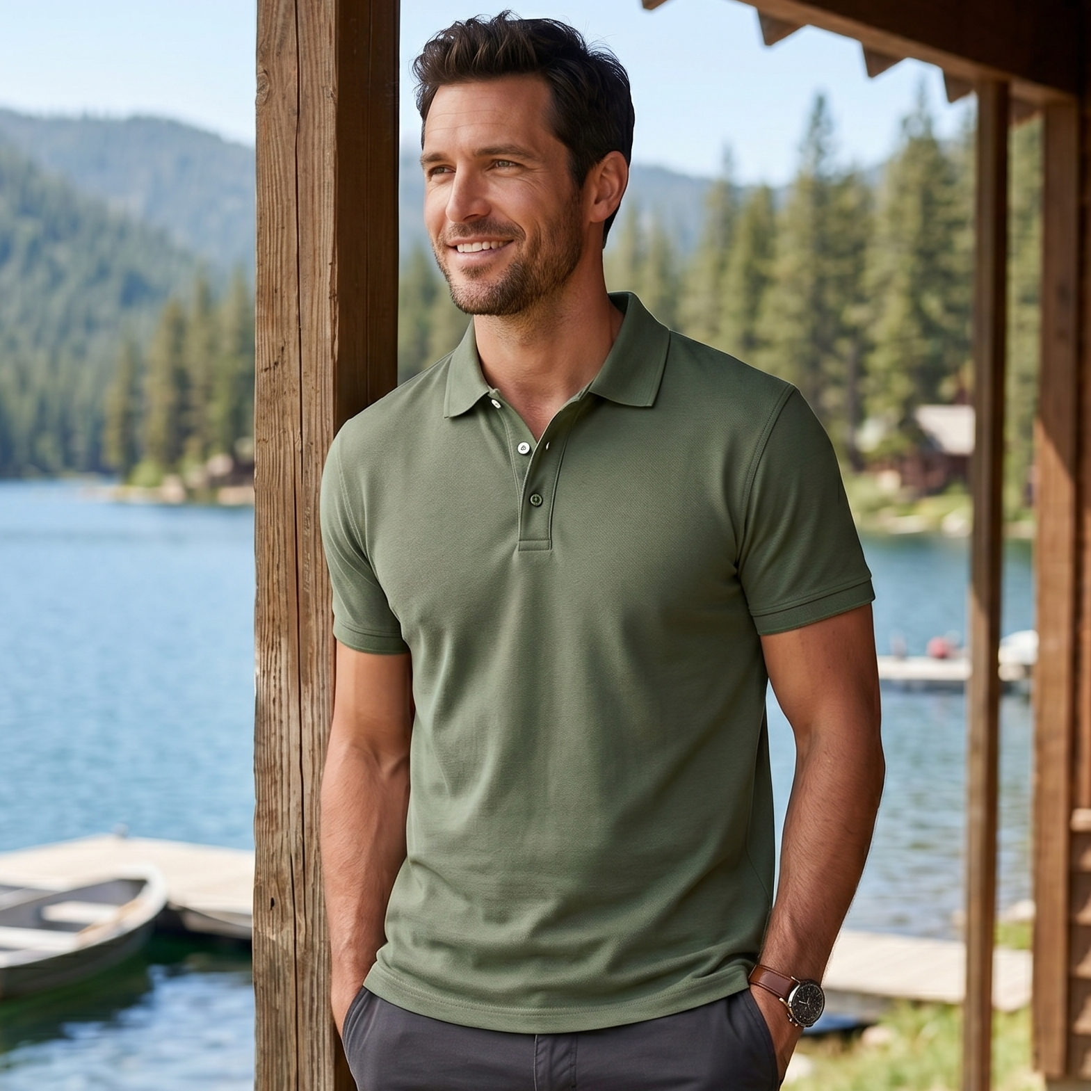 AIO Cotton Polo Shirt